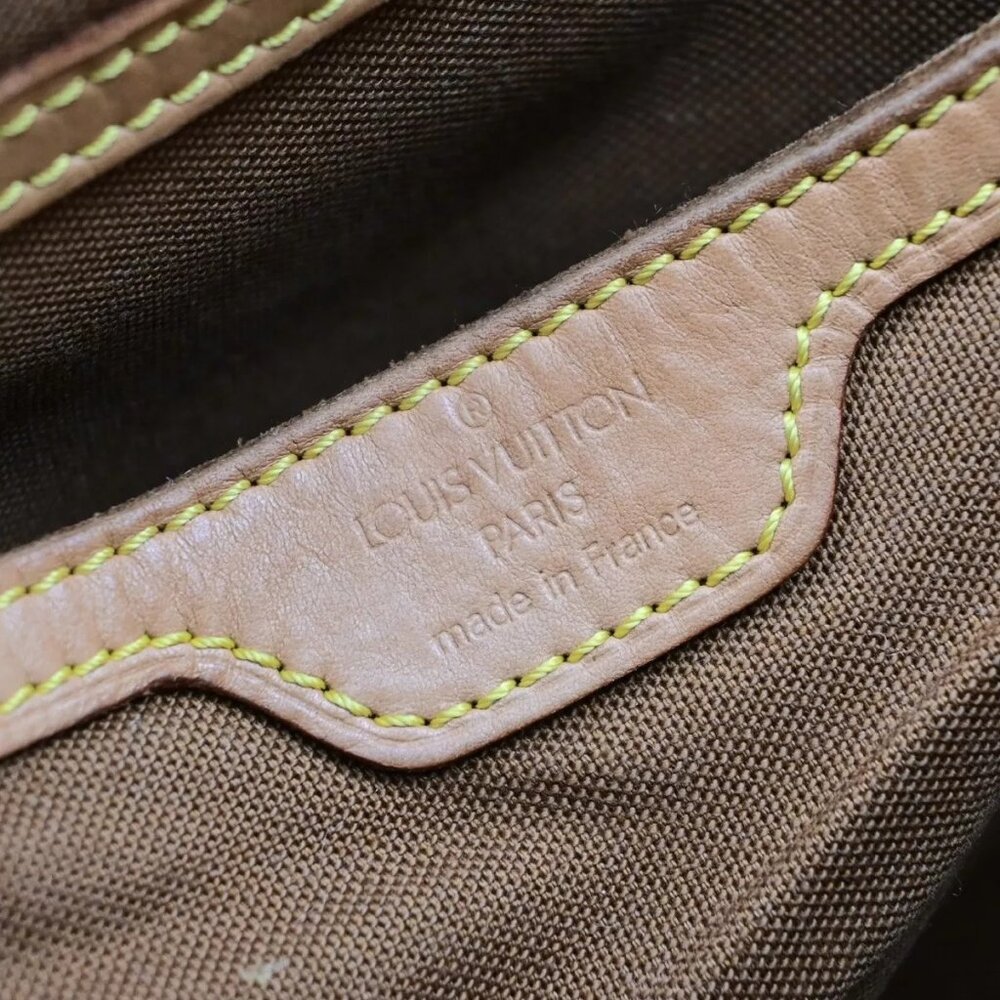 LOUIS VUITTON Montsouris GM Backpack Bag Monogram Leather Brown M51135 70ED741 - Picture 6 of 16